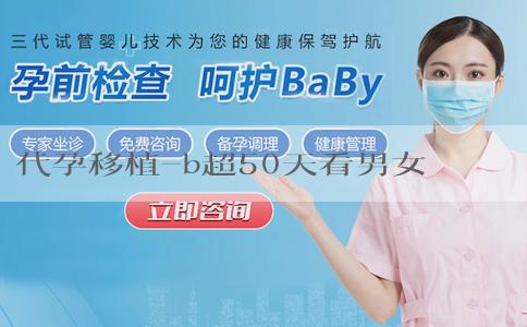 代孕移植-b超50天看男女準嗎?如何去看? 代孕移植-b超50天看男女準嗎?如何去看?